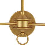 Бра настенное золотого цвета в форме подсвечника Graceful Smoothness варинант исполнения - 1 | Loft Concept в Сочи