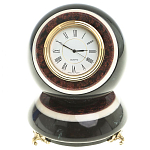 Часы настольные в виде шара из натурального камня Ball Stone Clock варинант исполнения - 7 | Loft Concept в Сочи