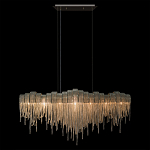 Люстра подвесная с металлическими дугами и длинными цепочками 115 см Atlantis Chain варинант исполнения - 12 | Loft Concept в Сочи