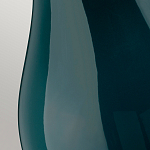 Настольная лампа с коническим дымчато-зелёным абажуром из искусственного шёлка Quintiesse варинант исполнения - 5 | Loft Concept в Сочи