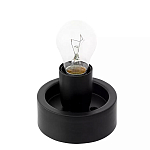 Настольный светильник с янтарным рельефным плафоном Lamp with Frozen Glass Effect варинант исполнения - 2 | Loft Concept в Сочи