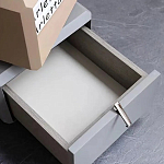 Консоль с зеркалом и  3-мя вращающимися ящиками Eloida варинант исполнения - 4 | Loft Concept в Сочи