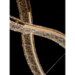 Люстра волнистой формы с фактурным хрустальным плафоном Light Delight варинант исполнения - 5 | Loft Concept в Сочи