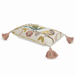 Чехол на подушку с кисточками и вышивкой птиц Ethnic mix Birds Rect варинант исполнения - 1 | Loft Concept в Сочи