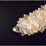 Люстра линейная светодиодная из необработанных кристаллов Mountain Comet варинант исполнения - 2 | Loft Concept в Сочи