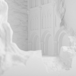 Встраиваемый в стену гипсовый светильник под покраску с эффектом разрушенной стены Antiquity Athena варинант исполнения - 6 | Loft Concept в Сочи