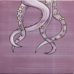 Плитка с узором Осьминог велосипедист варинант исполнения - 4 | Loft Concept в Сочи