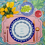 Картина Table Talk Dickless but Not Dumb  варинант исполнения - 1 | Loft Concept в Сочи