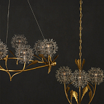 Люстра круглая с декором в виде цветков одуванчика Hanging Dandelion варинант исполнения - 6 | Loft Concept в Сочи