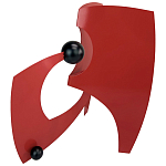 Декоративная статуэтка Abstract Figure Two Spheres Red Figurine варинант исполнения - 1 | Loft Concept в Сочи