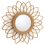 Зеркало из ротанга в форме цветка WICKER MIRROR 65  варинант исполнения - 1 | Loft Concept в Сочи