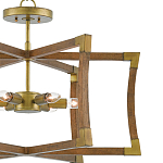 Подвесной светильник в форме фонаря коричневый Brown Eco Lantern варинант исполнения - 1 | Loft Concept в Сочи