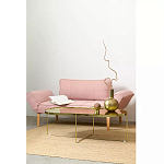 Кофейный столик овальный золотой Modern Mirror Gold Table варинант исполнения - 5 | Loft Concept в Сочи