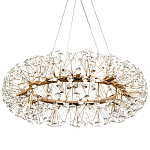 Круглая подвесная люстра Crystal Dandelions Chandelier варинант исполнения - 4 | Loft Concept в Сочи