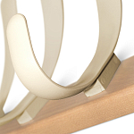 Вешалка настенная с 4-мя бежевыми крючками из пластика Curves Hangers варинант исполнения - 2 | Loft Concept в Сочи