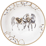Сервиз обеденный из фарфора с изображением лошадей на 6 персон 23 предмета Porcelain Horse Set варинант исполнения - 6 | Loft Concept в Сочи