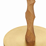 Торшер с цилиндрическим тканевым абажуром на каркасе волнистой формы Rotation варинант исполнения - 2 | Loft Concept в Сочи