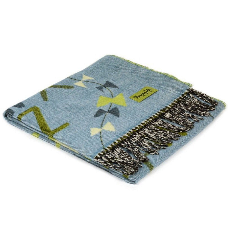 Плед ALP 2 Marzotto Серо-голубой в Сочи | Loft Concept 