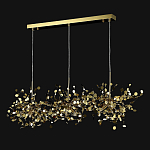 Люстра подвесная из трех частей с металлическими круглыми элементами Terzani Argent варинант исполнения - 4 | Loft Concept в Сочи