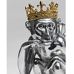 Статуэтка обезьяна в короне серебряная Golden Monkey варинант исполнения - 1 | Loft Concept в Сочи