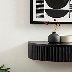 Прикроватный подвесной столик с ящиком черный Bedside Hanging Table варинант исполнения - 5 | Loft Concept в Сочи