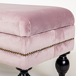 Мягкая банкетка с зоной для хранения Casket Dusty Rose варинант исполнения - 4 | Loft Concept в Сочи