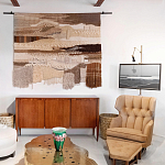 Тканый вручную монументальный настенный гобелен Earth Flow варинант исполнения - 4 | Loft Concept в Сочи