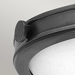 Потолочный светильник в форме неглубокой чаши с белым плафоном Hinkley варинант исполнения - 3 | Loft Concept в Сочи