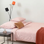 Постельное белье розового цвета с рисунком 150х200 см Blossom Essence варинант исполнения - 4 | Loft Concept в Сочи