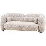 Дизайнерский двухместный диван с мягкими спинкой и подлокотниками бежевый Madelaine Sofa Beige варинант исполнения - 3 | Loft Concept в Сочи