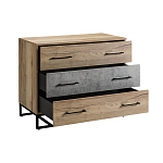 Комод с 3-мя ящиками в стиле лофт Urban Style Space варинант исполнения - 3 | Loft Concept в Сочи