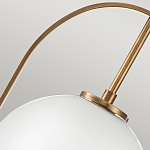 Подвесной светильник с белым плафоном в форме шара в арочной подвеске Hinkley варинант исполнения - 17 | Loft Concept в Сочи