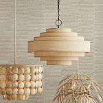 Люстра с каскадом из круглых декоративных элементов Texture Discs варинант исполнения - 4 | Loft Concept в Сочи