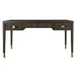 Письменный стол Elsa Dreams Walnut Шпон дерево с двумя ящиками варинант исполнения - 5 | Loft Concept в Сочи