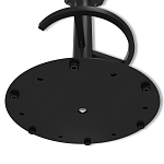 Барный стул вращающийся со спинкой и подлокотниками Douglas Rhombus Синий Велюр варинант исполнения - 7 | Loft Concept в Сочи