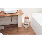 Керамический столик с деревянной столешницей "Пешка" варинант исполнения - 2 | Loft Concept в Сочи