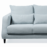 Диван Seldon с мягкими подушками голубое букле варинант исполнения - 4 | Loft Concept в Сочи