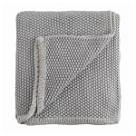 Плед из хлопка серого цвета Waffle Comfort варинант исполнения - 1 | Loft Concept в Сочи