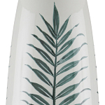 Настольная лампа овальная с тропическим принтом Stylized Aalm Leaves Motif варинант исполнения - 1 | Loft Concept в Сочи