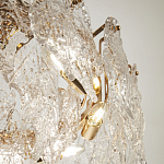 Люстра с декором из текстурированного стекла Textured Glass Chandelier 8 варинант исполнения - 4 | Loft Concept в Сочи