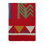 Плед хлопковый по мотивам чувашских орнаментов Ural and Siberian Patterns варинант исполнения - 5 | Loft Concept в Сочи