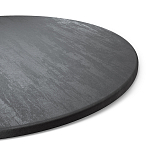 Стол обеденный с круглой столешницей черного цвета Harris Collection варинант исполнения - 3 | Loft Concept в Сочи