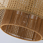 Подвесной светильник с абажуром из плтеного бамбука Light Inside the Cell варинант исполнения - 9 | Loft Concept в Сочи