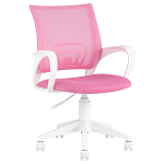 Офисное кресло с основанием из белого пластика Desk chairs Pink варинант исполнения - 1 | Loft Concept в Сочи