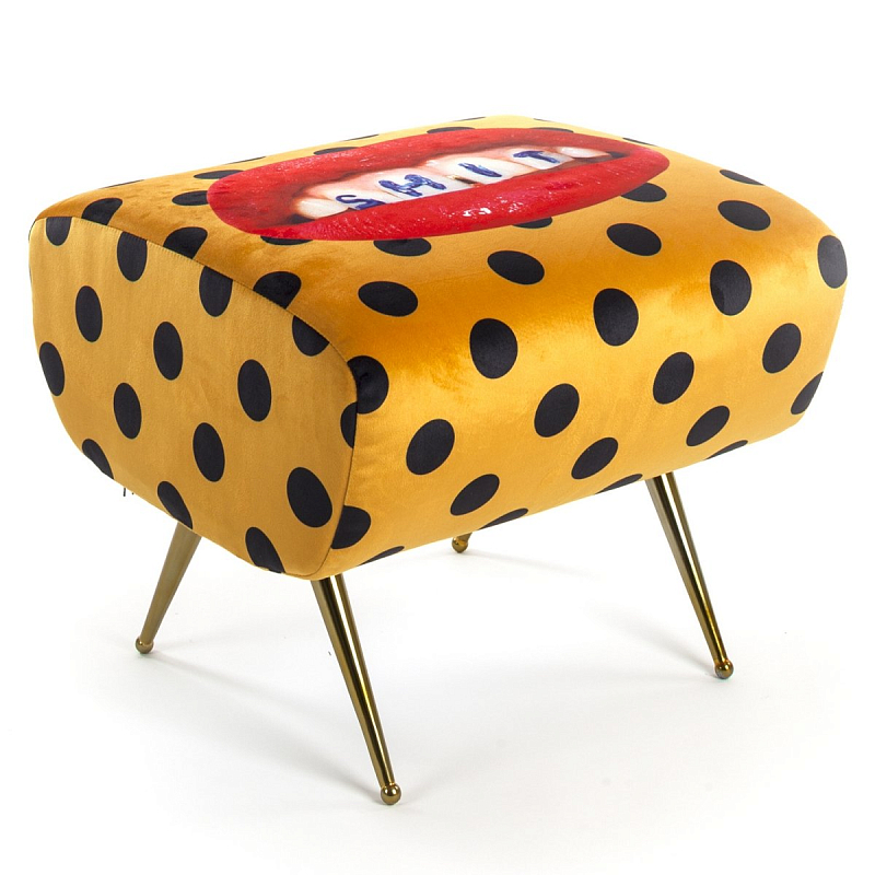 Оттоманка Seletti Pouf Shit Желтый Латунь в Сочи | Loft Concept 