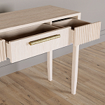 Элегантная Консоль Primo с выдвижным ящиком Светлый дуб варинант исполнения - 4 | Loft Concept в Сочи