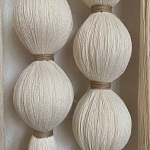 Панно на стену из хлопковых нитей White Morse Wall Hanging  варинант исполнения - 3 | Loft Concept в Сочи