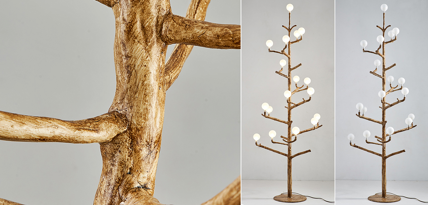 Торшер Tree branch Floor lamp vertical Торшер Tree branch Floor lamp vertical - Loft-Concept в Сочи