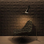 Гипсовая 3D Панель M-26 варинант исполнения - 2 | Loft Concept в Сочи