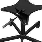 Стул с мягкой обивкой из велюра и подъемно-поворотным механизмом на колесиках Mason Green and Yellow варинант исполнения - 6 | Loft Concept в Сочи